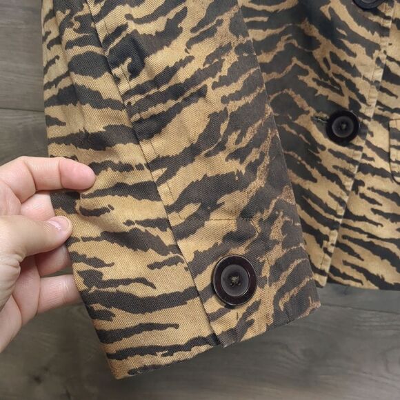 Jones New York Work Tiger Print Blazer Jacket Women's Size Large - Picture 6 of 12